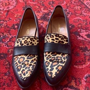 Leopard Print Loafers by Nine West